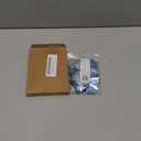 MECCANIXITY 20 Pcs Acrylic Heart Rhinestone, 30mm Flat Back Plastic Gems Jewelry Stickers for Craft Bead Face Painting Costume Jewelry Making Light Blue