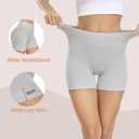BESTENA 3 Pack Slip Shorts for Under Dress Anti Chafing Shorts Boyshorts Panties for Women (XL)