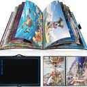 ALL4JIG Puzzle Storage Folder Keeper for Jigsaw Enthusiasts Puzzle Space-Saving Organizer Accessories for Adults Holds 20 Puzzles, HD Film Pockets (Medium)