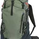 High Sierra Pathway 2.0 Backpack with Hydration Storage Sleeve, for Hiking, Biking, Camping, Traveling, Forest Green/Black, 60L