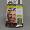 Just For Men Control GX Grey Reducing Shampoo, Gradual Hair Color with Keratin for Stronger Thicker and Healthier Looking Hair, 4 Fl Oz - Pack of 3 (Packaging May Vary)