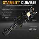 Front and Rear Complete Strut Assembly Shock Absorber Fits for Honda Civic Sedan 2006-2011, for Acura CSX 2006-2011. Replace 172287 172286 5609, 4PCS