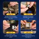 3/4" 009M3 Total Repair Kit for Watts 0888527 & LF009M3, Backflow Preventer Rebuild Set RK 009M3-T, Includes 1st & 2nd Check + Relief Valve Parts with Lubricant