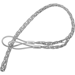 MECCANIXITY Cable Pulling Grip for Light & Heavy Cable(d:13-18mm,Silver) 66cm,2.2FT Wire Mesh Puller Socks Grip Double Head Galvanizing Steel Wire Grips Net Cover Smooth MECCANIXITY Cable Pulling Grip for Light & Heavy Cable(d:13-18mm,Silver) 66cm,2.2FT Wire Mesh Puller Socks Grip Double Head Galvanizing Steel Wire Grips Net Cover Smooth