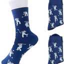 ishenkea 2 Pairs Golf Socks For Men，Funny Golf Gifts For Men