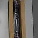 2 Pack Black Shower Curtain Rod 45 to 77 Inch,Shower Rods for Bathroom,Spring Tension Curtain Rod No Drilling for Windows Doors Closet Kitchen Wardrobe