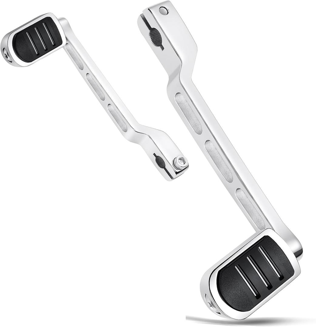 Benlari Heel Toe Shifter Pegs, 304 Stainless Steel Shifter Lever Pegs Fit for Harley Touring Street Glide Road Glide Road King Electra Glide 1988-2024, FL Softail 1986-2017, Trike 2008-2024, Chrome