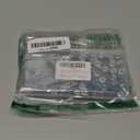 100pcs 11mm Large Hole Rhinestone Spacer Beads for Jewelry Making, DIY Crafts, Beadable Pens - Sparkly European Crystal Bulk Beads with Storage Case (Peacock Blue)