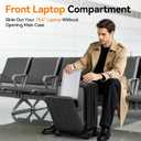 20 Inch Expandable Carry on Luggage Airline Approved with Front Pocket | Hardshell Suitcase, Cup Holder, Laptop Compartment, USB Charging Port, Brake Spinner Wheels, TSA Lock for Travel