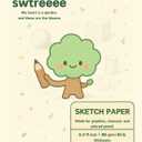 3 x 180gsm Thick Sketch Paper 70% Pure Wood Pulp 8.5x11 30 Sheets Daily Practice Art Paper30pcs