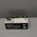 SWIFTLITE Black Vinyl Gloves, Food Grade Gloves Disposable Latex Free & Powder Free, Guantes for Cleaning Cooking Food Prep (200, Medium)