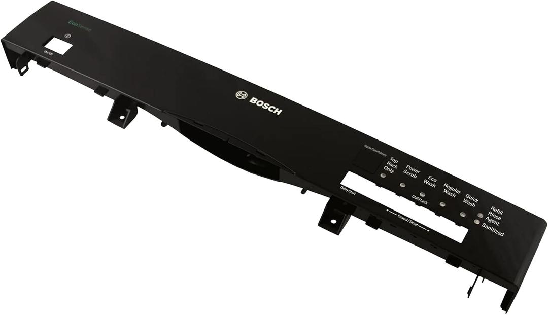 Bosch 00684290 Genuine OEM Control Panel (Black) for Bosch Dishwashers