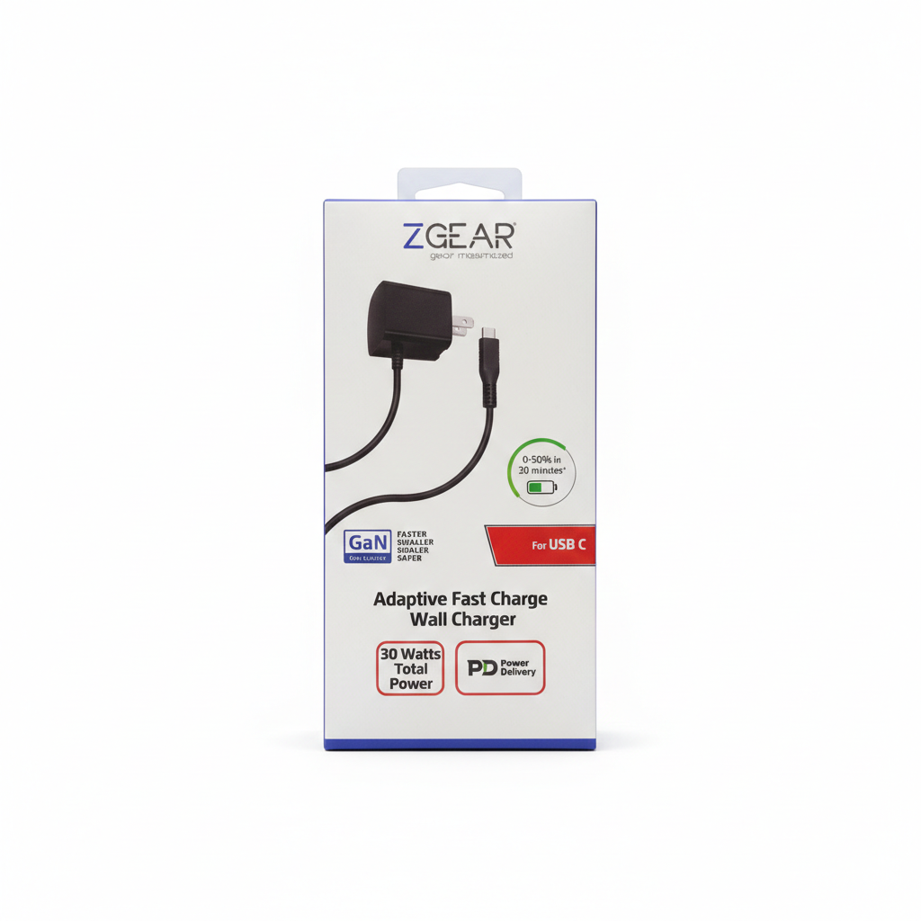 ZGEAR Adaptive Fast Charge Wall Charger