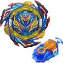 Bey Battling String Launcher, Savior Valkyrie Top Burst Launcher Set, Left and Right Spin DB Launcher Compatible with All Bey Burst Series - Blue