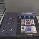 Matte Black Double Front Door Handle Set, French Door Locks for Double Doors with Smooth Deadbolt & Dummy Handle, Double Door Lock Easy to Install, Durable Construction for Front Door