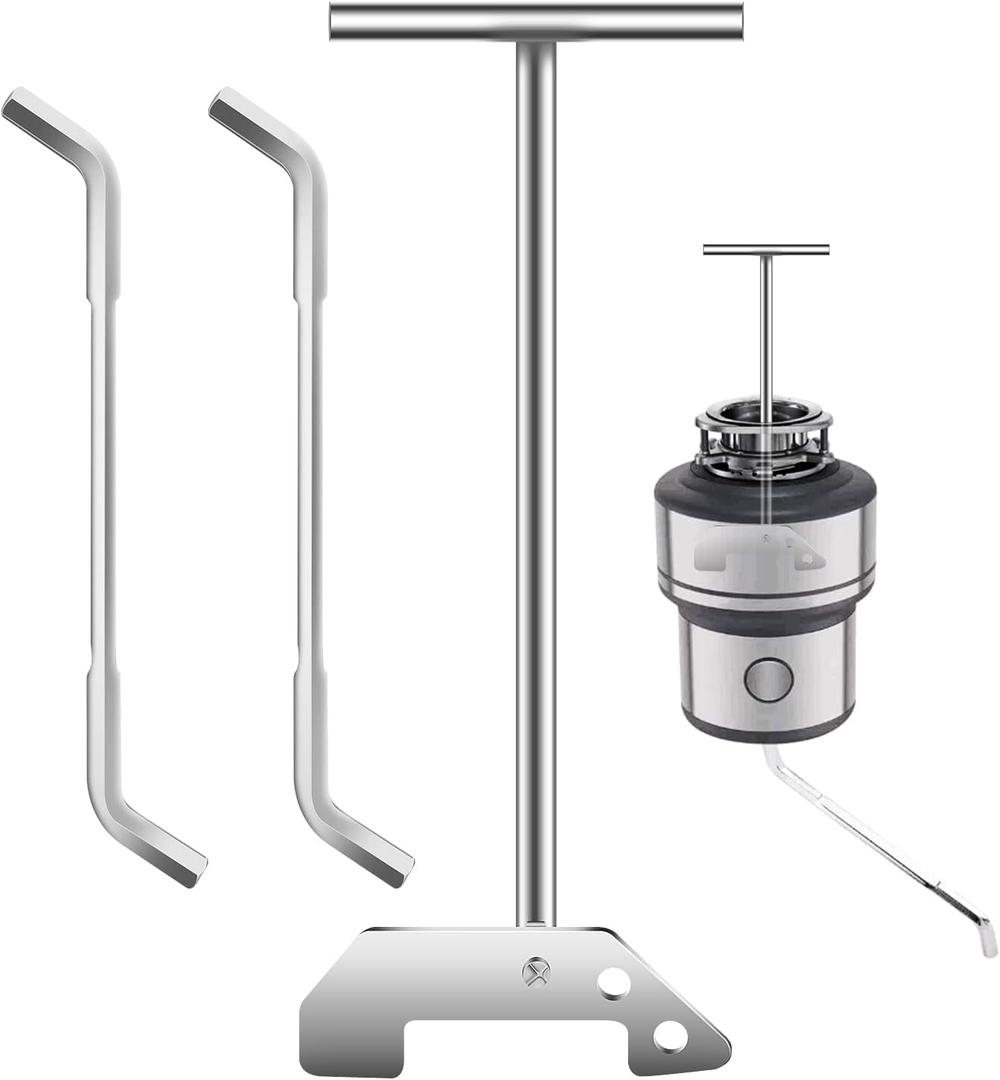 Garbage Disposer Unjamming Wrench/WRN-00 Garbage Disposal Wrench Tool - Compatible with All Waste King and SinkErator/Moen Garbage Disposals