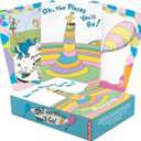 AQUARIUS Oh, The Places You'll Go Playing Cards - Dr. Seuss Themed Deck of Cards for Your Favorite Card Games - Officially Licensed Dr. Seuss Merchandise & Collectibles
