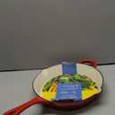 Crock Pot Artisan 12 Inch Enameled Cast Iron Round Skillet, Scarlet Red