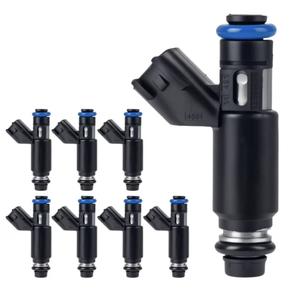 8 Pcs GM12580426 OE 5.3L Flex Fuel Injectors Compatible wIith Chevy 5.3 Tahoe Silverado Suburban 2002 2003 2004 2005 2006,Compatible with GMC Yukon Xl Sierra 1500 |Flex Engine| |4 Holes