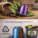 ROSSO CAFFÈ 120 Espresso Coffee Pods for Nespresso Original Machines - Value Intense Pack of Rich and Bold Capsules, 3 Premium Dark Roasts Flavors (Intensity 9-12) (EXP 01/31/28)