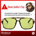 Retro Aviator Sunglasses for Women Men Trendy Classic 70s Square Aviator Sun Glasses Vintage Shades (A2 Green Leopard/Green)