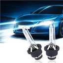 Salior 2PCS Automotive Headlight Bulbs,6000K Cool White D2S Hid Bulbs Essential Car Accessories for High Brightness Lighting,Universal 12V Hid Headlights Bulbs for Car Truck SUV