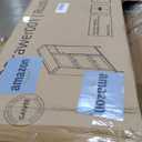 IDEALHOUSE Rattan Shoe Cabinet, Shoe Cabinets with 3 Flip Drawers, Free Standing Narrow Shoe Storage Organizer with Adjustable Shelves, Shoe Rack Cabinet for Entryway, Fence on Top, Brown