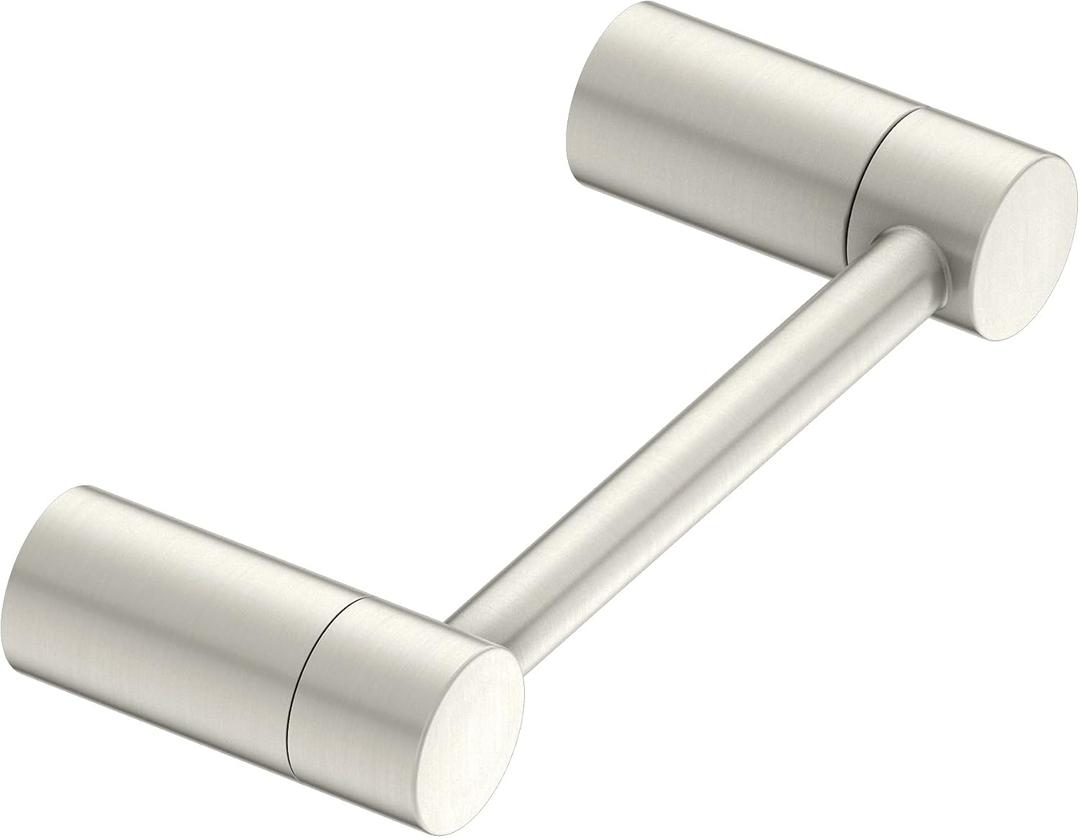 Moen Align Brushed Nickel Pivoting Wall Mounted Modern Toilet Paper Holder, YB0408BN (1-(Pack))