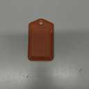 Luggage Tags, Works with Apple Find My, Smart Luggage Tag for Suitcases, Leather Bag Tags for Travel, Suitcase Tag with Privacy Flap, Anti-Lost Luggage Tracker, Travel Essentials, Rechargeable, Brown