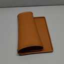 MateeyLife Silicone Cat & Dog Food Mat for Floors Waterproof, Anti-Slip Dog Bowl Mats for Food and Water, Pet Feeding Mats with Lip to Prevent Spills, Pet Placemat for Messy Drinkers to Protect Floors (18''12'', Brown)