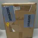 Fiqevs 3 Globe Mid Century Modern Floor Lamp for Living Room, Gold Standing Lamp with Frosted Glass Shade and 3x2700K Warm LED Bulbs, Vintage Retro Tall Lamps for Bedrooms, Office - Antique Brass