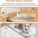 Crate Pads for Dog Cages Soft Tricot Kennel Pad Anti-Slip Dog Bed Mat for Crates Durable Washable All Season Pet Beds Grey 24180.2inch