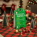 2 x Funny Answer Desk Rates Sign, Green Acrylic Desks Decor, Office Desk Signs Decor, Funny Gag Gifts for Coworker Teammate Employee Boss Manager Supervisor, Boss Day Gifts Decorations