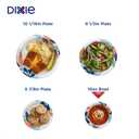 4 x Dixie Small Paper Bowls, 10 Oz, 36 Count, Microwave-Safe, Soak-Proof, Disposable Bowls Great For Snacks, Dessert, And Light Lunch Meals