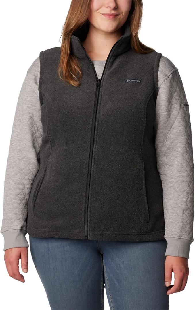 Columbia Women's Benton Springs Vest (Medium, Charcoal Heather)