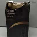 AIKUT Candle Warmer Lamp, 2 Bulbs, Timer & Dimmer, Height Adjustable, Compatible with Large Yankee Candle Jars, 3 Wick Candles, 110-120v, Black
