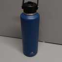 POWCAN 24 oz Water Bottle Insulated: BPA-Free, Leakproof Lid with Straw, Lightweight, Flex Cap, Stainless Steel Insulated Flask for Office, Men, Gym, Commute, Worker, Walking, Cycling (Indigo Blue)