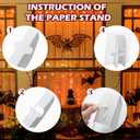 2 x Halloween Baby Shower Tabletop Sign, Drinks Please Help Yourself, Include One 811 Sign with holder, A Little Boo Gender Reveal Party Decoration Supplies - FJ17