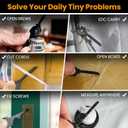 5 x stocking Stuffers for Men Adults, Gifts for Men 8-in-1 Screwdriver Tool, Mens Stocking Stuffers, Mens Christmas Gifts for Dad Him Husband, White Elephant Gifts for Adults, Cool Gadgets