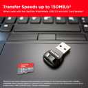 SANDISK 1.5TB Ultra microSDXC UHS-I Memory Card with Adapter - Up to 150MB/s, C10, U1, Full HD, A1, MicroSD Card - SDSQUAC-1T50-GN6MA