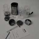 Ganiza Blender for Smoothies, 14Pcs Personal Blender for Shake and Smoothies for Kitchen with 3 Portable Cups (1x24oz & 2X17oz), Single Serve Smoothie Maker, Nutritious Recipe (Black Silver)