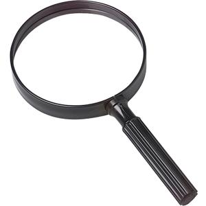 U.S. Toy US Toy One Jumbo 9" Plastic Magnifying Glass, Black
