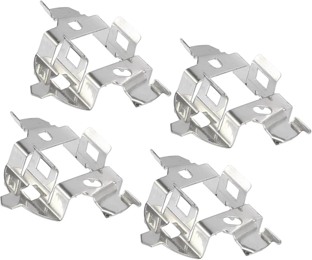 4pcs H7 Car LED Headlight Bulb Retainer Adapter Base Holder Socket for Volkswagen Sagitar Durable Material