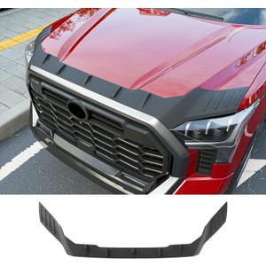 Powoq Hood Protector Compatible with 2022-2025 Toyota Tundra Deflector 2023-2025 Sequoia Shield Upgraded TPE Hood Deflector Replacement for 22-25 Toyota Tundra Accessories