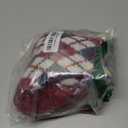 Dog Sweater Knitted Pet Clothes Classic Winter Outfit with Plaid Red Argyle Patterns Warm Dog Turtleneckr Sweatshir for Small Medium Puppies Dogs Cats Large