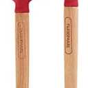 Farberware 5216385 Professional Heat Resistant Silicone Spatula with Wood Handle-Safe for Non-Stick Cookware, Set of 2, Red