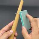 3PCS ring Repair Tool, solid wood ring shaping stick, 25mm double-sided adhesive hammer, double-sided jewelry polishing board, can repair deformed rings and remove surface oxide layer.