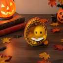 Halloween Ghost Night Light Set - Ghost Bubble Bath Lamp & Ghost Reading Book Lamp, USB-Powered Spooky Cute LED Decor for Kids Adults, Bathroom Bedroom, Gift-Ready Packaging (Orange)