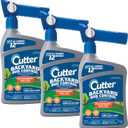 Cutter Backyard Bug Control Spray Concentrate (3 Pack), Kills Mosquitoes, Fleas & Listed Ants, 32 fl Ounce