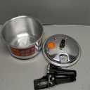 AUNMAS 18cm 3L Pressure Cooker, Stovetop Compact Aluminum